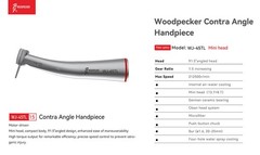 Woodpecker 1:5 High Speed Optic Handpiece Contra Angle MT2 MT3 Electric Motor