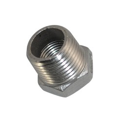 1/2″ MALE to 1/4″ female HEX bushing Reducer Adapter NPT thread Stainless Steel