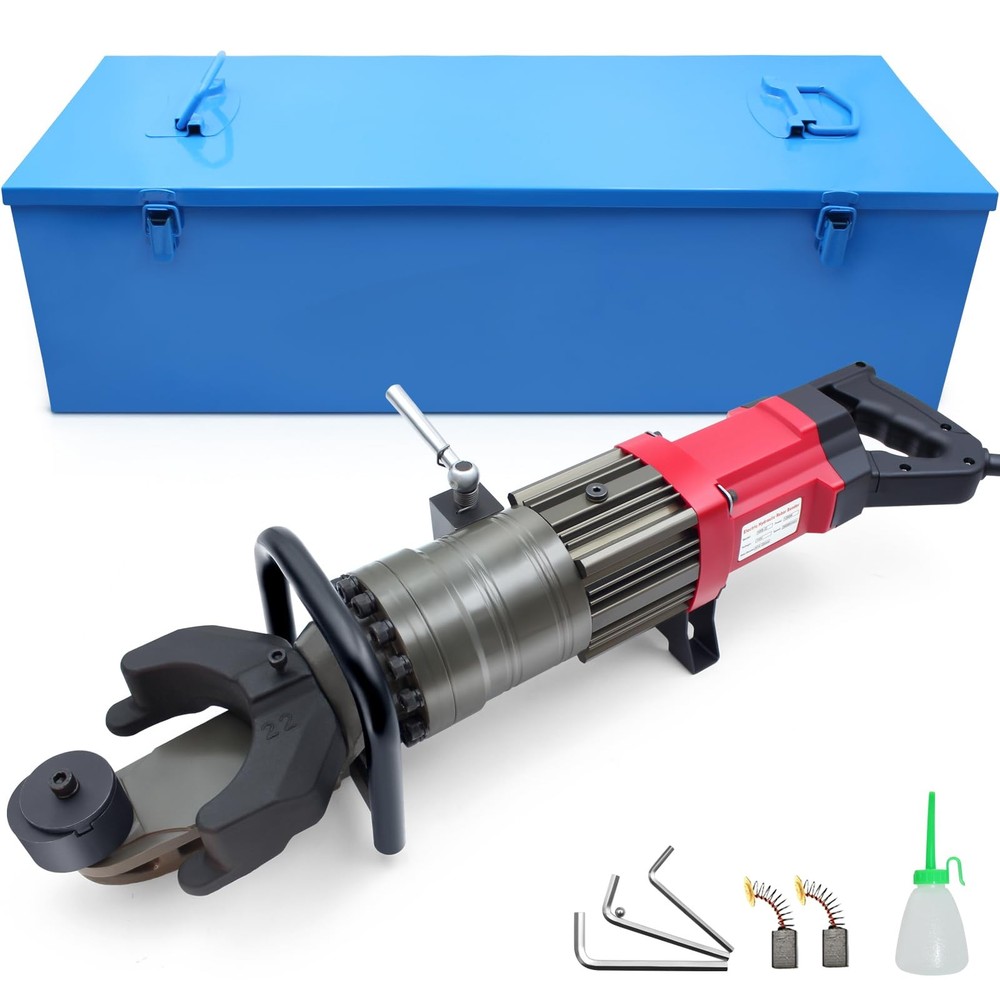 1400W Electric Rebar Bender 7/8″ Hydraulic Rebar Bending Machine,2-2.5s Fast