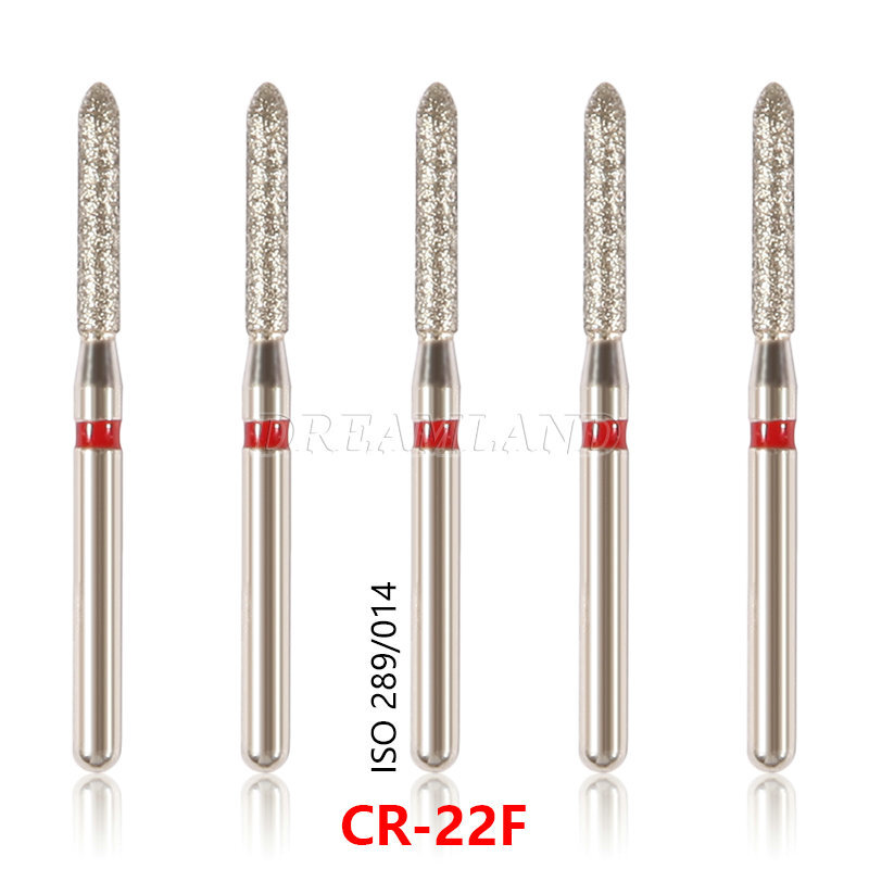 100Pc Dental Diamond Bur FG Friction Grip Tapered Fit High Speed Handpiece