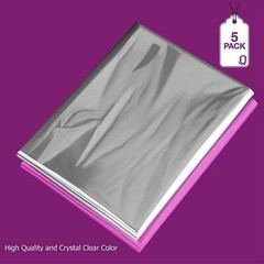 Jumbo Shrink Wrap 40″x50″ 5 Pack Basket Bags for Gift Baskets Clear Cellophan…