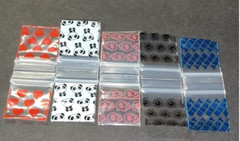 10,000 Baggies 1″ x 1″ PREMIUM RANDOM MIX 5+ STYLES (100 packs x 100)
