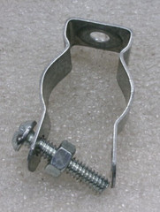 T & B 6H1 B GALVANIZED STEEL HANGERS 3/4″ W/BOLT & NUT BOX OF 100 PCS #188A