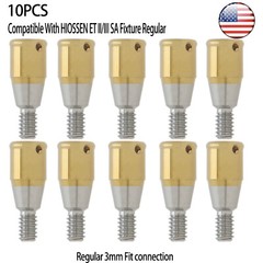 US Dental Hiossen Regular 3-5mm Attachment Abutment & Overdenture Male Caps Kits