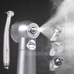 Dental E-generator LED High Speed Handpiece Fiber Optic Torque Head 4Hole