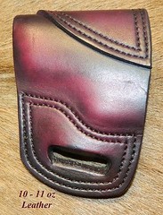 Gary C’s Avenger “XH” OWB Left Hand HOLSTER S&W M&P Shield 40cal/ 9mm ; leather