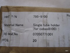 20 PCS Single Tube Holder 795-9100 for Cobas 8100