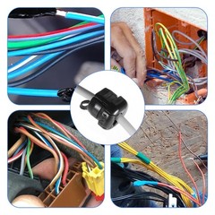 20Pcs 6N4 & 4N4 Round Strain Relief Cord Connector Power Cord Strain Relief B…