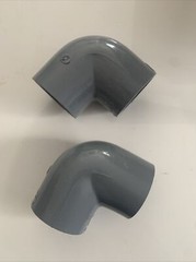 Lot Of 2 IPEX ASTM F439 1-1/4″ 90-DEGREE ELBOW, CPVC, SCH-80, NSF pw-G,