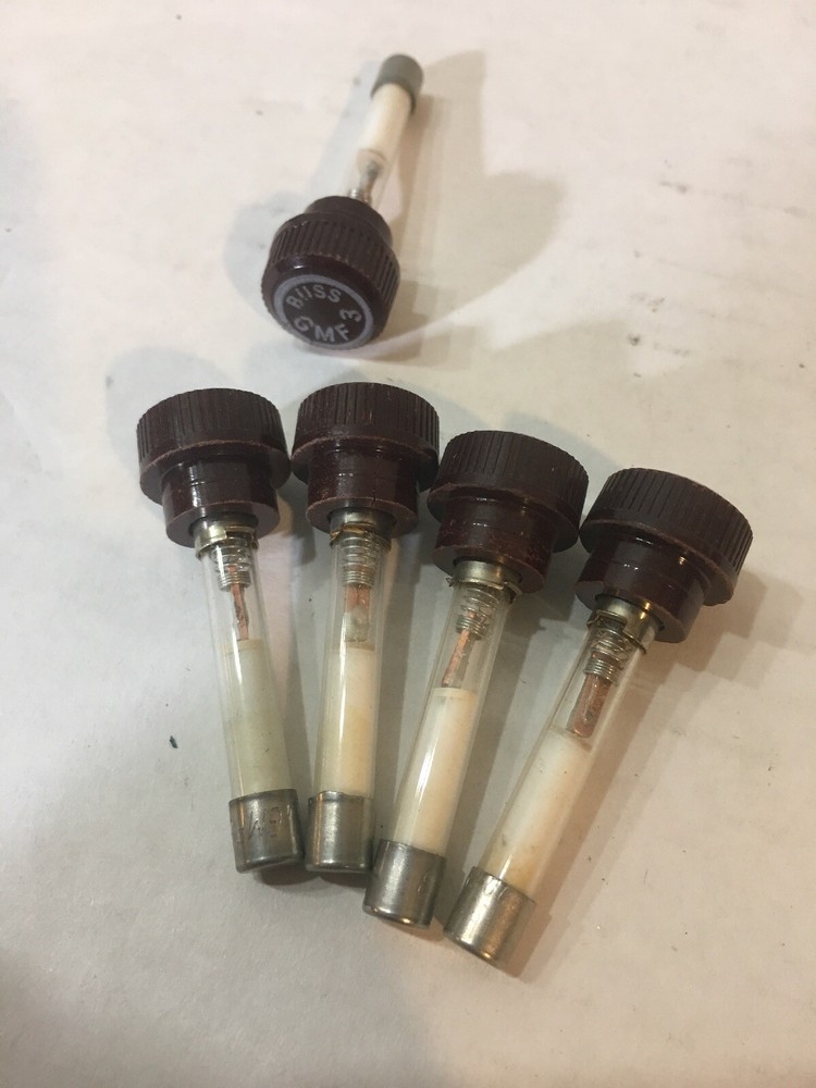 Buss Fusetron GMF-3 Miniature Fuses, 5 pack NEW