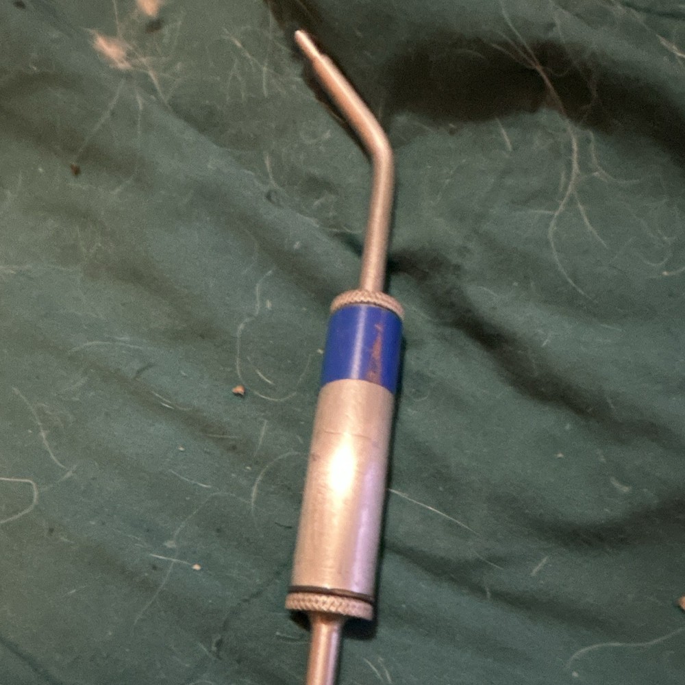 Dental Ultrasonic Scaler Handpiece Tip Insert Tool, Blue/Silver Angled Tip