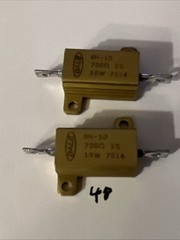 Dale RH-10 Wirewound Power Resistor 700 Ohms 10 Watts 3% tolerance New Lot 2