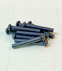 (100) 1/8 X 7/8″ Round Head Solid Rivet Steel Blacksmith Antique .125 1/8″X7/8
