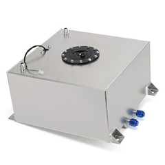 40L Litre 10 Gallon Aluminum Fuel Surge Cell Tank With Cap Sensor Foam Inside