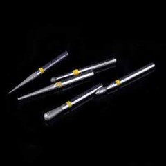 1 Box Dental Diamond FG Burs Drill Kit Creamics/Composite Polishing 10 Pcs/Box