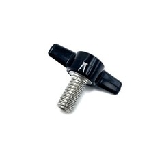 3/8″ Thumb Screw T Bolts Black Butterfly Tee Wing Clamping Grip Knob Stainless