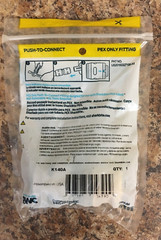 SharkBite K140A EvoPEX 1 in. Push x 1 in. D MPT Brass Adapter