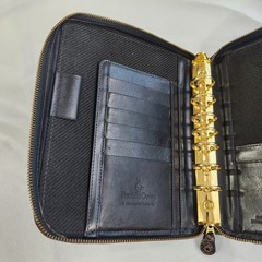 Full Grain Leather Classic Franklin Covey Planner Binder Organizer Croc Reptile