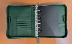 Classic Franklin Covey Woven Binder | Hunter Green | 1.5” Rings