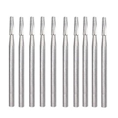 Dental Surgical Tungsten Carbide Burs FLAT END TAPER Fissure 702 FG FGOS 25/28mm