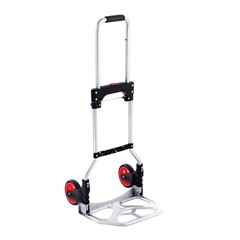 Sturdy 176lb Capacity Hand Truck Foldable Aluminum Design Easy to Maneuver