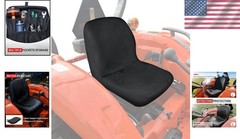 UV-Resistant Black Seat Cover for Kubota L3902 | L3302 | Easy Installation