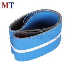 5 Pack 4 Inch X 36 Inch 120 Grit Premium Zirconia X-Weight Sanding Belts