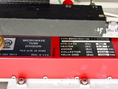 Varian VZC6961D7W1 C-Band TWT Amplifier TWTA 5.9-6.4 GHz 65 dB Gain Rackmount