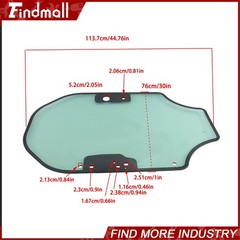 Findmall 345-6230 3456230 CA3456230 Cab Door Glass For Caterpillar 226D 242D