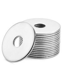 – Stainless Steel Fender Washers, 1/4″x1″, 100 pcs,1/4 Stainless Steel Flat