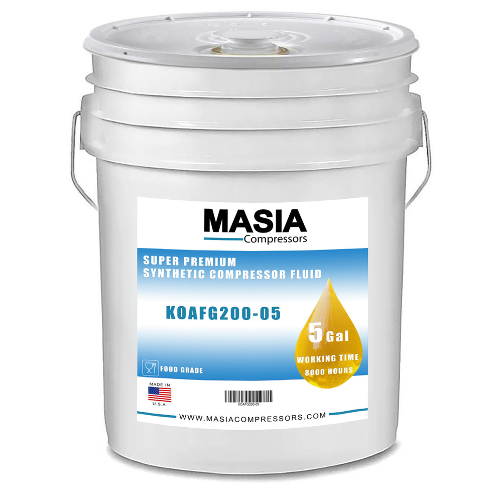 Sigma 8000 FG-460 FG Lubricant for Compressor Compatible with Kaeser – 5 gal