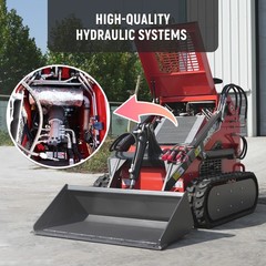 FREE SHIP HY480C Mini Skid Steer Loader 23HP EPA Engine Three pumps and valves
