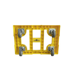 UBMOVE Handheld Attached Lid Tote Dolly – 27″ x 17″ For Container Totes