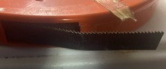Milford 46361 100′ long 1/2” wide 14 Raker Saw Blade