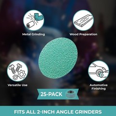 3″ Quick Change Discs – GRIT 24G – 25pcs per Box