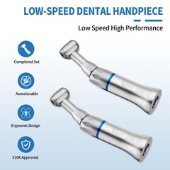 eLabPal Dental Low Speed Handpiece Contra Angle Push Button E-Type for NSK Style
