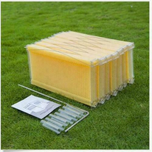 Comb Hive Frame Beehive 7PCS Upgraded Auto Honey Bee Hive Frames Beekeeping Hive