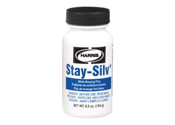 Harris SSWF7 Stay-Silv® White Paste Brazing Flux w/ Brush Cap, 6.5 oz