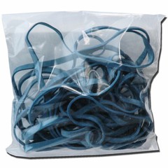 Large Rubber Bands, Long Rubber Bands, 17″ x 1/4″, Blue, Pack of 10