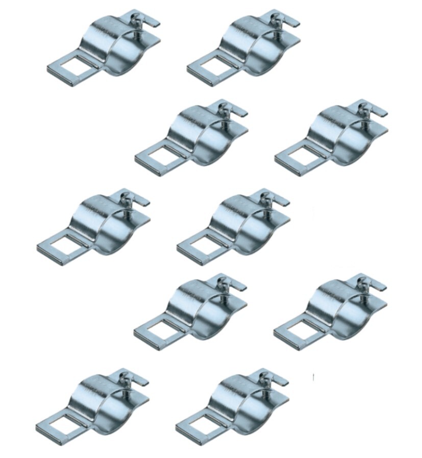 Pack of 10 – TeeJet Quick Nozzle Body Vari-Spacing Clamp Fits 1″ Round OD Tubing