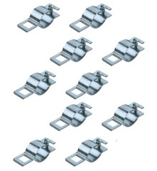 Pack of 10 – TeeJet Quick Nozzle Body Vari-Spacing Clamp Fits 1″ Round OD Tubing