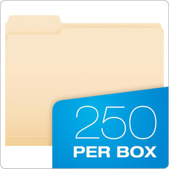 File Folders Letter Size 1/3 Cut Manila 250 per Box (752250) 3 Tab Position
