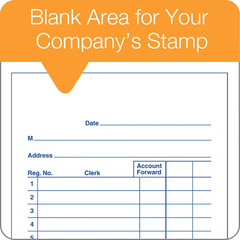 General Purpose Sales Book, 2-Part, Carbonless, White/Canary, 3-11/32 X