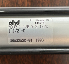 PHD A3VR 1 1/8 X 3 1/2 X 1 1/2 G AIR CYLINDER, NEW