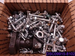 59 lbs: MIXED LOT OF BOLTS, NUTS, WASHERS & LOCK WASHERS, many types and styles