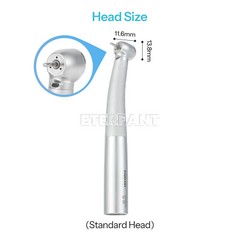 ETERFANT Dental LED Light High Speed Turbine Handpiece 3 Water Spray Push Button
