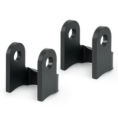 Universal Shock Mount Brackets 2 Pack 3”Bracket, 6mm HRP&O Steel, 1/2″ Bolt Hole