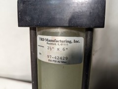 TRD Manufacturing 2.5″ x 6″ bore/stroke cylinder, 250PSI air max, 97-42429