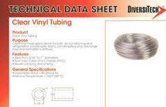 1/2″ CLEAR drain hose Dehumidifier DISCHARGE TUBE w End Connector BY THE FOOT