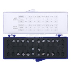 AZDENT Dental Orthodontic Ceramic Bracket Braces Roth/ MBT 0.022/018 Hooks 3-4-5